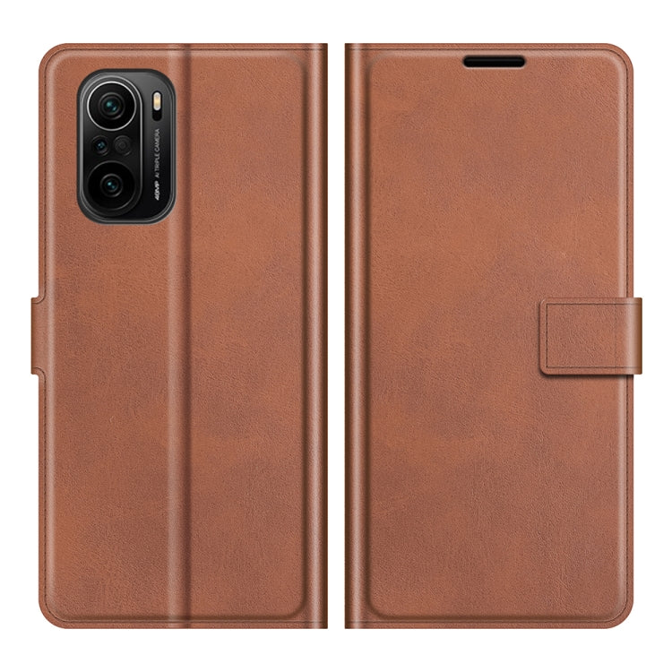 For Xiaomi Poco F3 / Redmi K40/K40 Pro Retro Calf Pattern Buckle Horizontal Flip Leather Case with Holder & Card Slots & Wallet