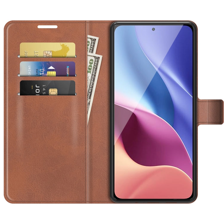 For Xiaomi Poco F3 / Redmi K40/K40 Pro Retro Calf Pattern Buckle Horizontal Flip Leather Case with Holder & Card Slots & Wallet