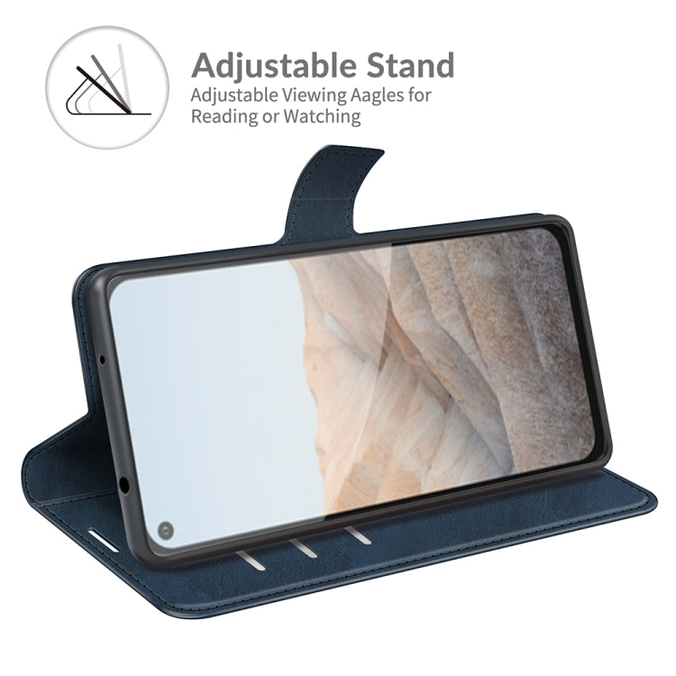 For Google Pixel 5A Retro Calf Pattern Buckle Horizontal Flip Leather Case with Holder & Card Slots & Wallet