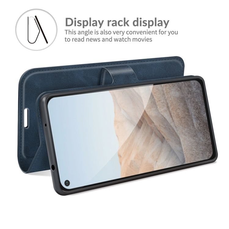 For Google Pixel 5A Retro Calf Pattern Buckle Horizontal Flip Leather Case with Holder & Card Slots & Wallet