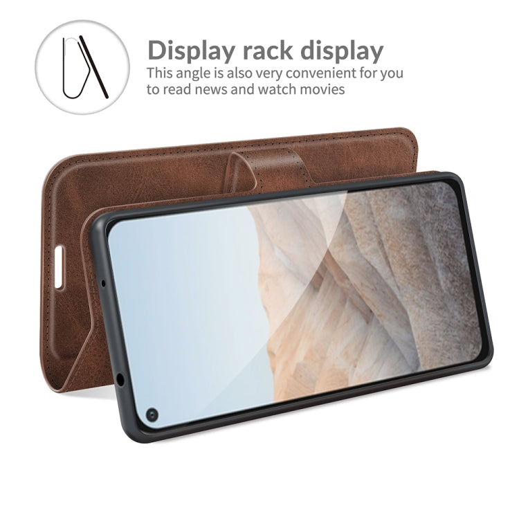 For Google Pixel 5A Retro Calf Pattern Buckle Horizontal Flip Leather Case with Holder & Card Slots & Wallet