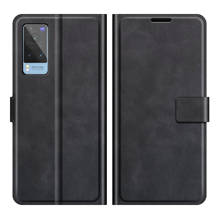 For vivo X60 Retro Calf Pattern Buckle Horizontal Flip Leather Case with Holder & Card Slots & Wallet