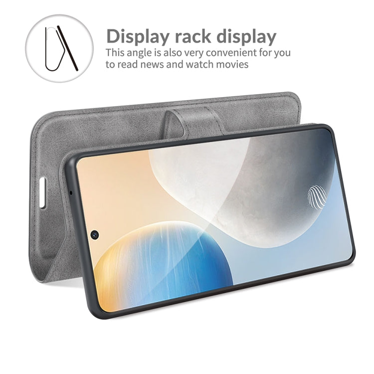 For vivo X60 Retro Calf Pattern Buckle Horizontal Flip Leather Case with Holder & Card Slots & Wallet