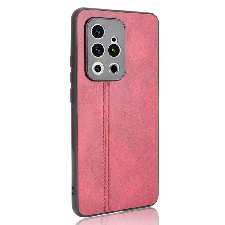 For Meizu 18 Pro Shockproof Sewing Cow Pattern Skin PC + PU + TPU Case