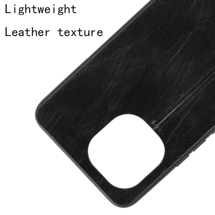 For Xiaomi Mi 11 Shockproof Sewing Cow Pattern Skin PC + PU + TPU Case