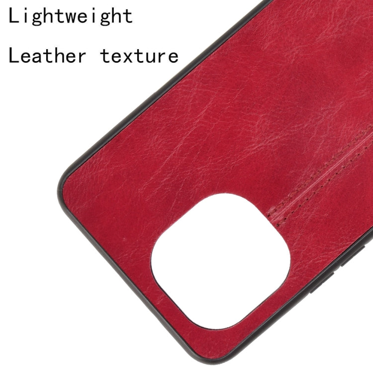 For Xiaomi Mi 11 Shockproof Sewing Cow Pattern Skin PC + PU + TPU Case