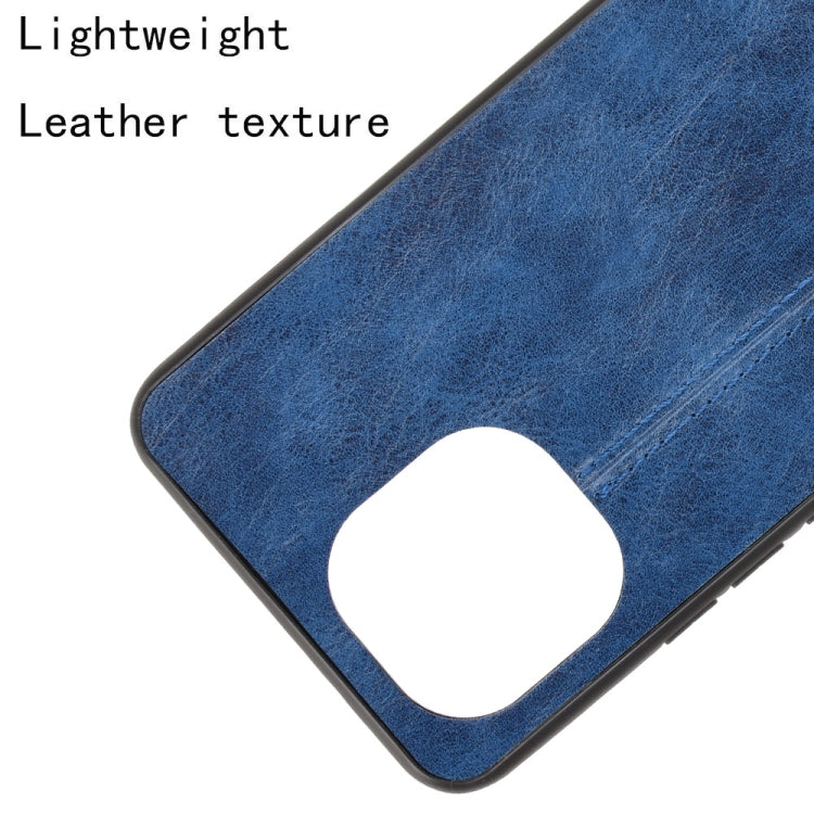 For Xiaomi Mi 11 Shockproof Sewing Cow Pattern Skin PC + PU + TPU Case