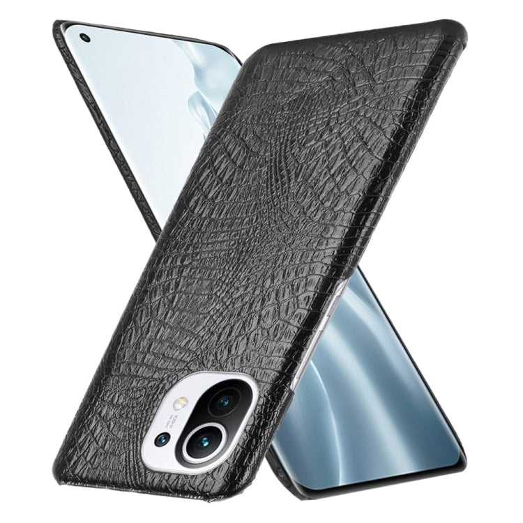 For Xiaomi Mi 11 Shockproof Crocodile Texture PC + PU Case