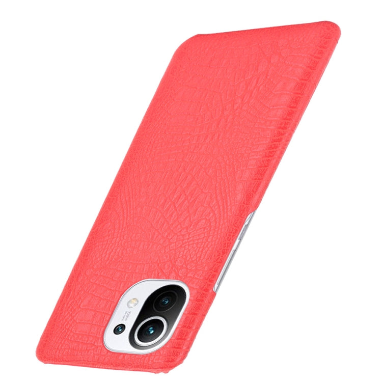 For Xiaomi Mi 11 Shockproof Crocodile Texture PC + PU Case