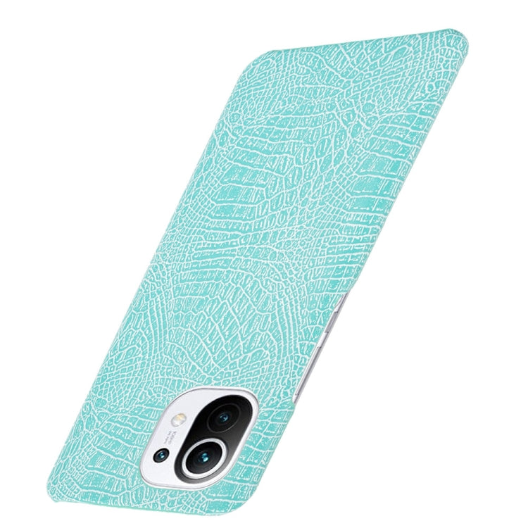 For Xiaomi Mi 11 Shockproof Crocodile Texture PC + PU Case