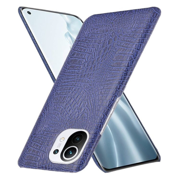 For Xiaomi Mi 11 Shockproof Crocodile Texture PC + PU Case