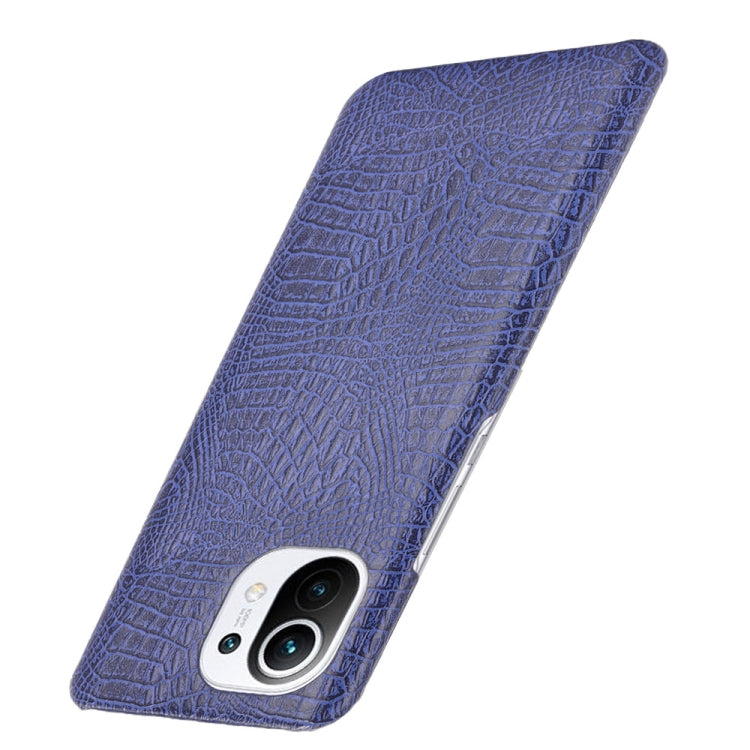 For Xiaomi Mi 11 Shockproof Crocodile Texture PC + PU Case
