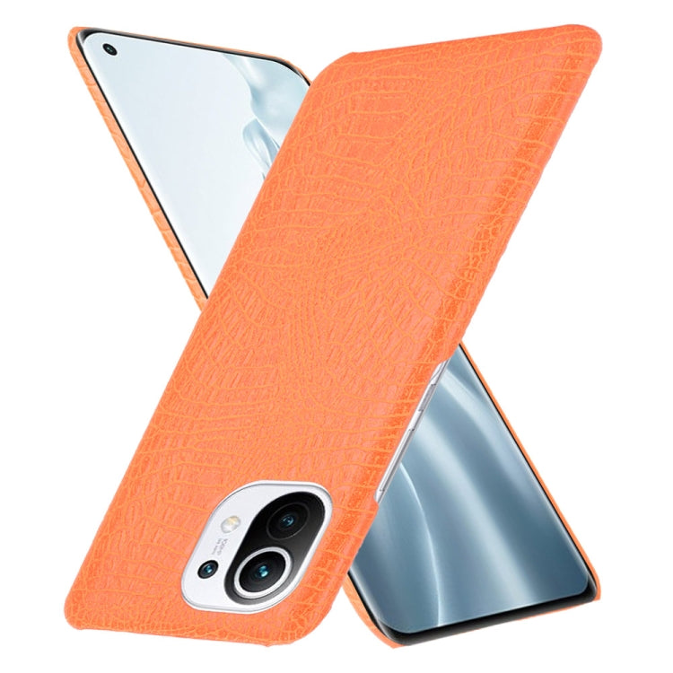 For Xiaomi Mi 11 Shockproof Crocodile Texture PC + PU Case