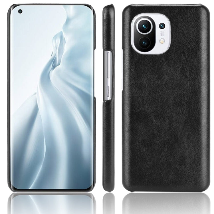 For Xiaomi Mi 11 Shockproof Litchi Texture PC + PU Case