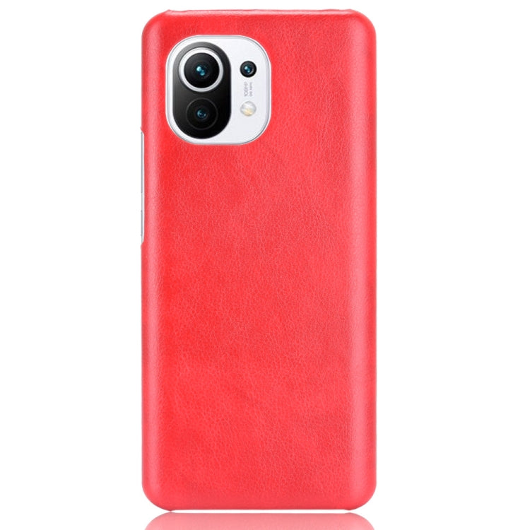 For Xiaomi Mi 11 Shockproof Litchi Texture PC + PU Case