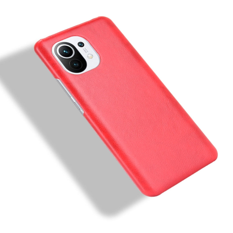 For Xiaomi Mi 11 Shockproof Litchi Texture PC + PU Case