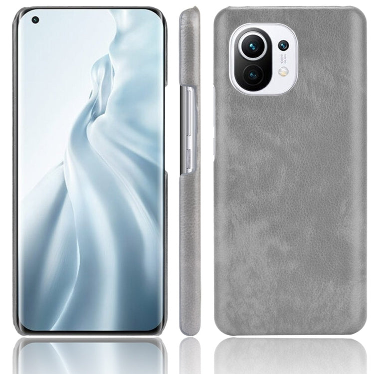 For Xiaomi Mi 11 Shockproof Litchi Texture PC + PU Case
