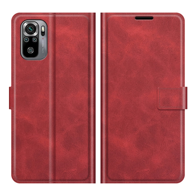 For Xiaomi Redmi Note 10 4G /Redmi Note 10S Retro Calf Pattern Buckle Horizontal Flip Leather Case with Holder & Card Slots & Wallet