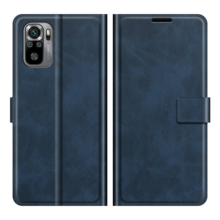 For Xiaomi Redmi Note 10 4G /Redmi Note 10S Retro Calf Pattern Buckle Horizontal Flip Leather Case with Holder & Card Slots & Wallet