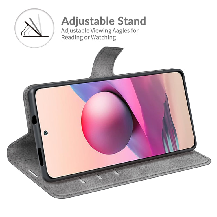 For Xiaomi Redmi Note 10 4G /Redmi Note 10S Retro Calf Pattern Buckle Horizontal Flip Leather Case with Holder & Card Slots & Wallet