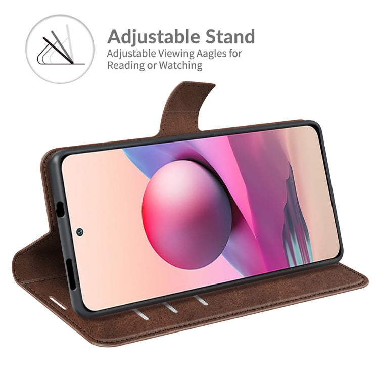 For Xiaomi Redmi Note 10 4G /Redmi Note 10S Retro Calf Pattern Buckle Horizontal Flip Leather Case with Holder & Card Slots & Wallet