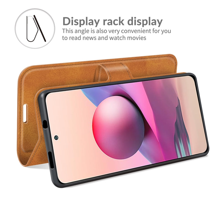 For Xiaomi Redmi Note 10 4G /Redmi Note 10S Retro Calf Pattern Buckle Horizontal Flip Leather Case with Holder & Card Slots & Wallet