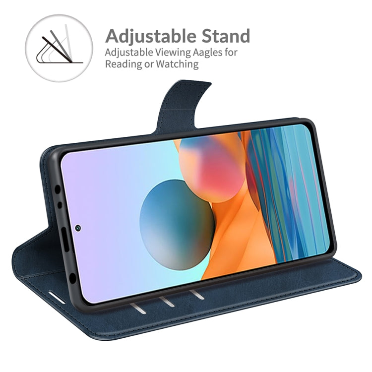 For Xiaomi Redmi Note 10 Pro Retro Calf Pattern Buckle Horizontal Flip Leather Case with Holder & Card Slots & Wallet