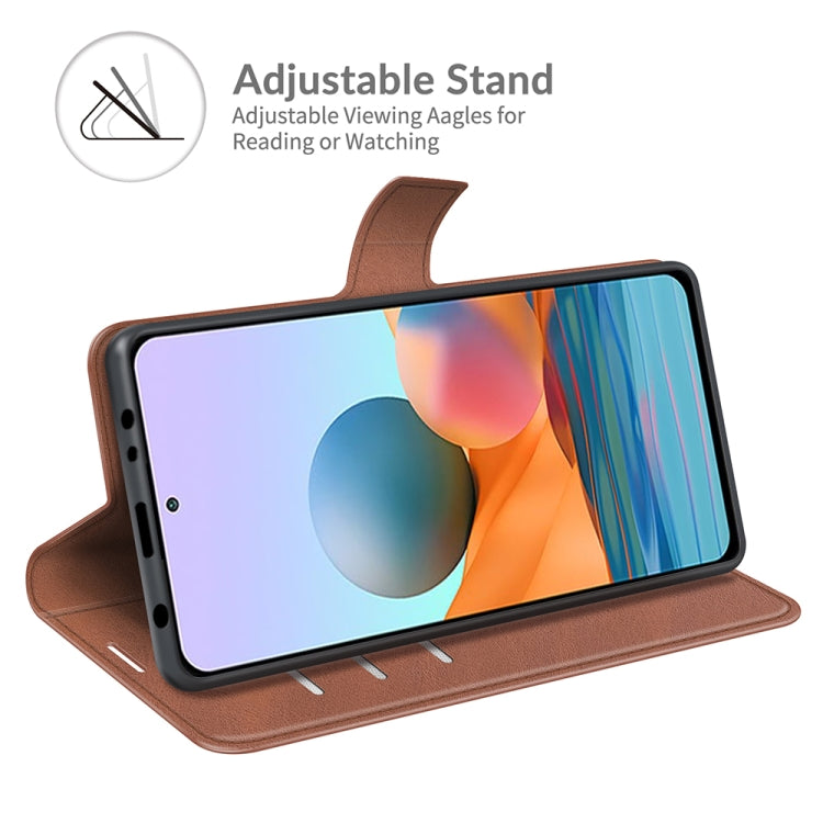 For Xiaomi Redmi Note 10 Pro Retro Calf Pattern Buckle Horizontal Flip Leather Case with Holder & Card Slots & Wallet