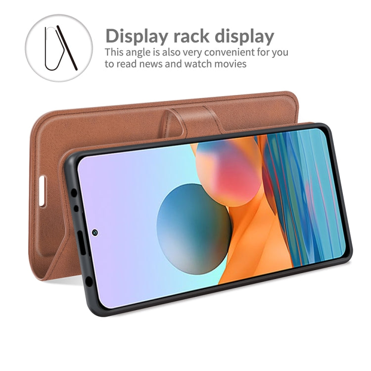 For Xiaomi Redmi Note 10 Pro Retro Calf Pattern Buckle Horizontal Flip Leather Case with Holder & Card Slots & Wallet