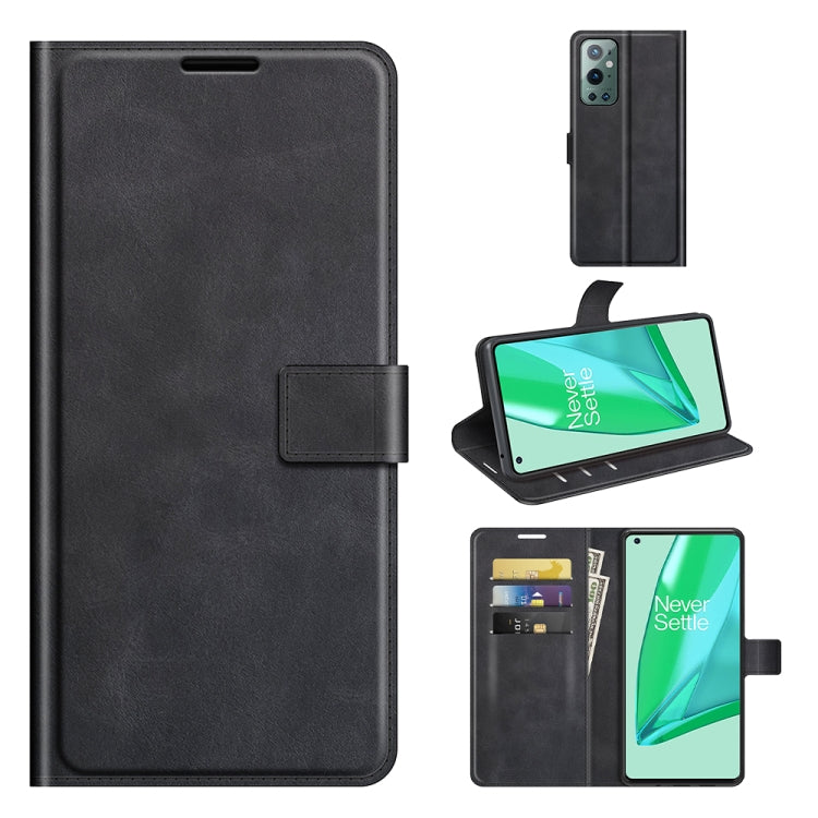 For OnePlus 9 Pro Retro Calf Pattern Buckle Horizontal Flip Leather Case with Holder & Card Slots & Wallet