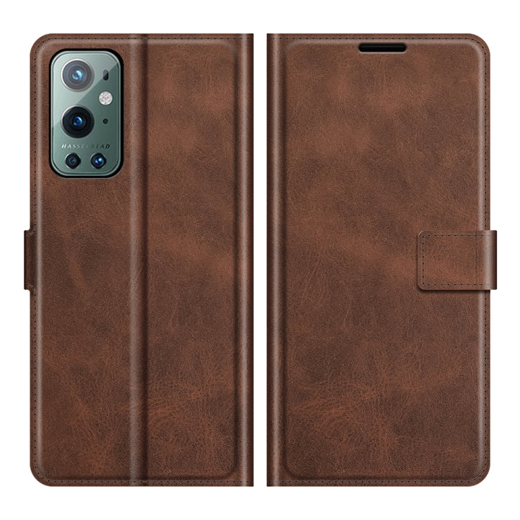 For OnePlus 9 Pro Retro Calf Pattern Buckle Horizontal Flip Leather Case with Holder & Card Slots & Wallet