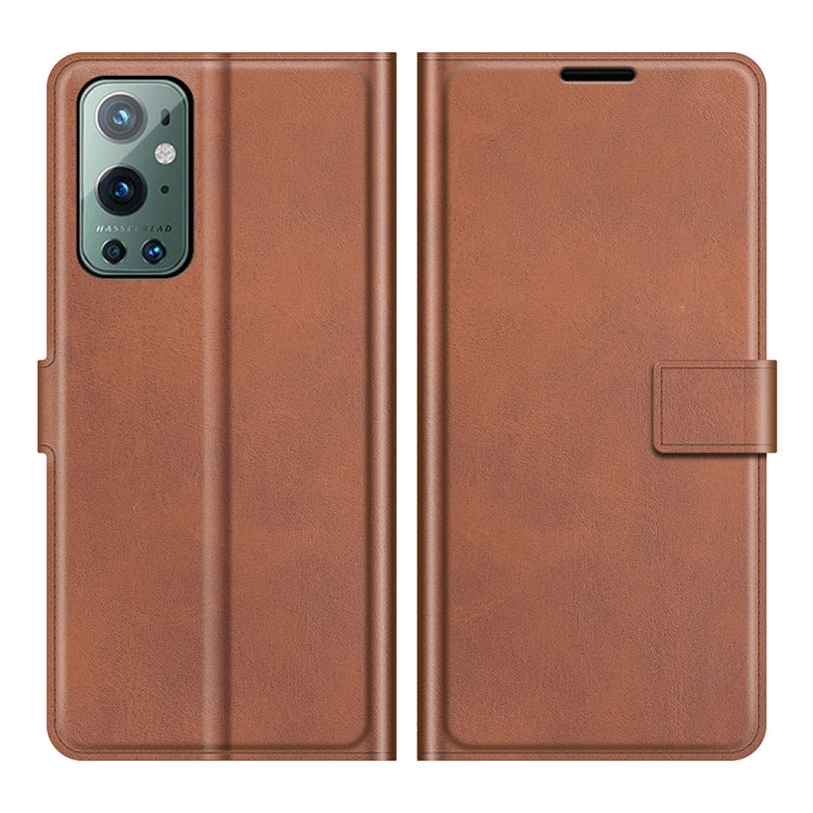 For OnePlus 9 Pro Retro Calf Pattern Buckle Horizontal Flip Leather Case with Holder & Card Slots & Wallet