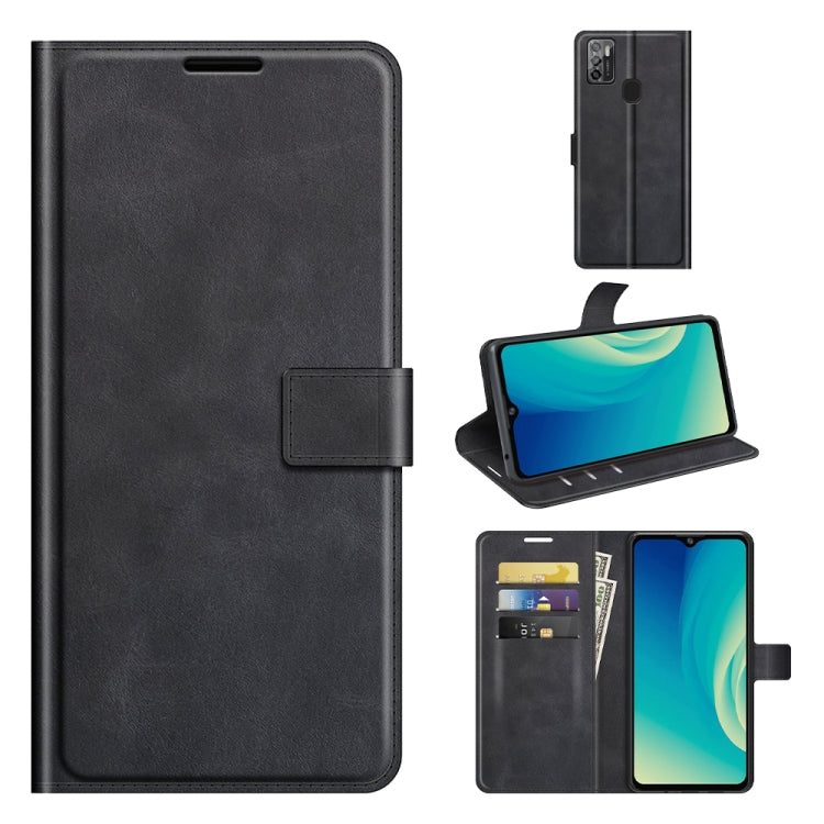 For ZTE Blade A7S 2020 Retro Calf Pattern Buckle Horizontal Flip Leather Case with Holder & Card Slots & Wallet