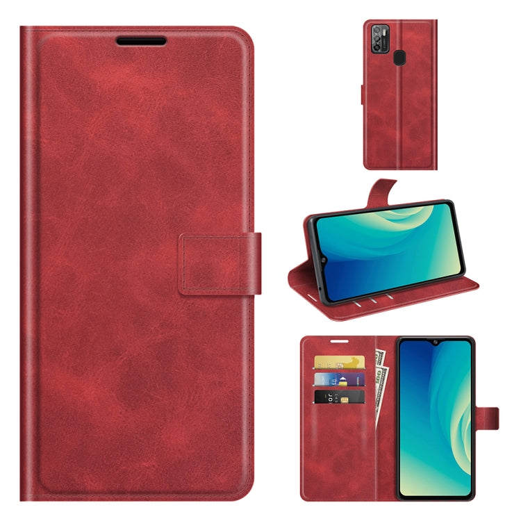 For ZTE Blade A7S 2020 Retro Calf Pattern Buckle Horizontal Flip Leather Case with Holder & Card Slots & Wallet