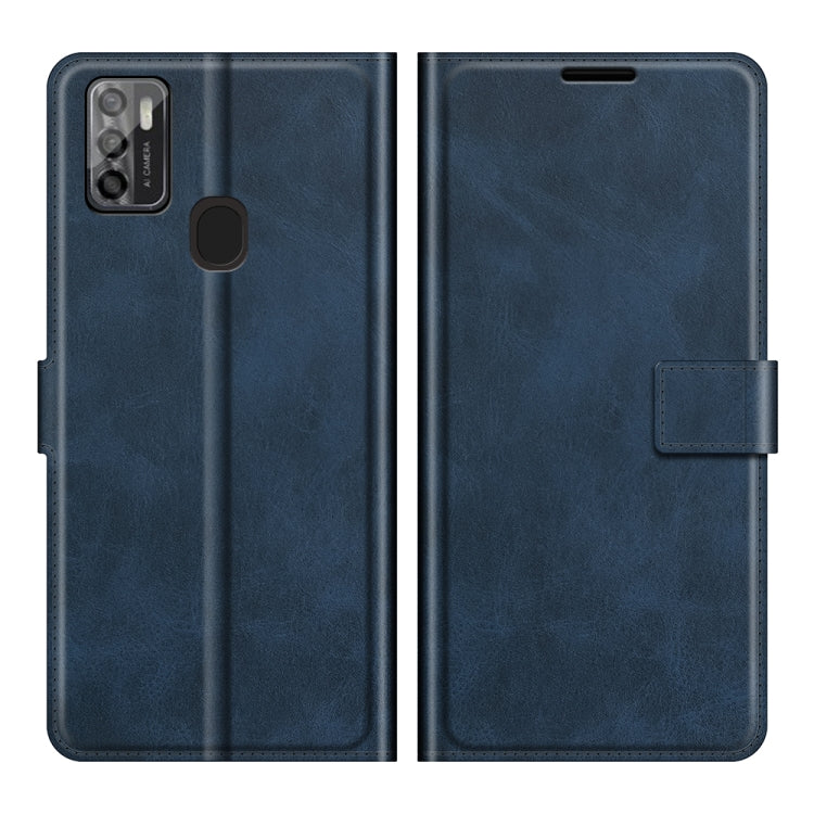 For ZTE Blade A7S 2020 Retro Calf Pattern Buckle Horizontal Flip Leather Case with Holder & Card Slots & Wallet