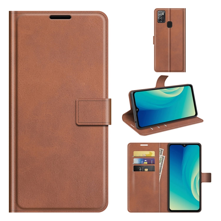 For ZTE Blade A7S 2020 Retro Calf Pattern Buckle Horizontal Flip Leather Case with Holder & Card Slots & Wallet
