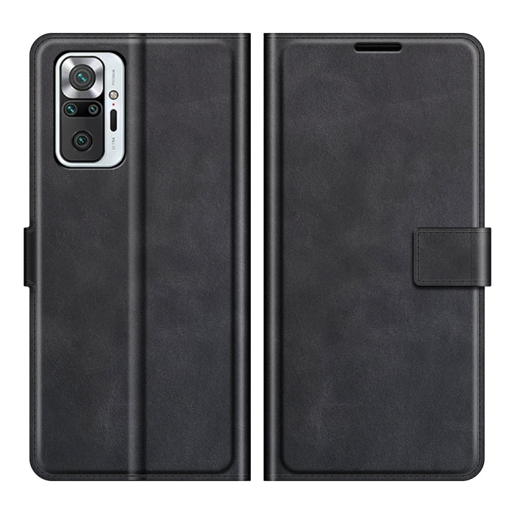 For Redmi Note 10 Pro Max Retro Calf Pattern Buckle Horizontal Flip Leather Case with Holder & Card Slots & Wallet