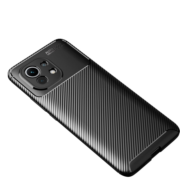 For Xiaomi Mi 11 Pro Carbon Fiber Texture Shockproof TPU Case