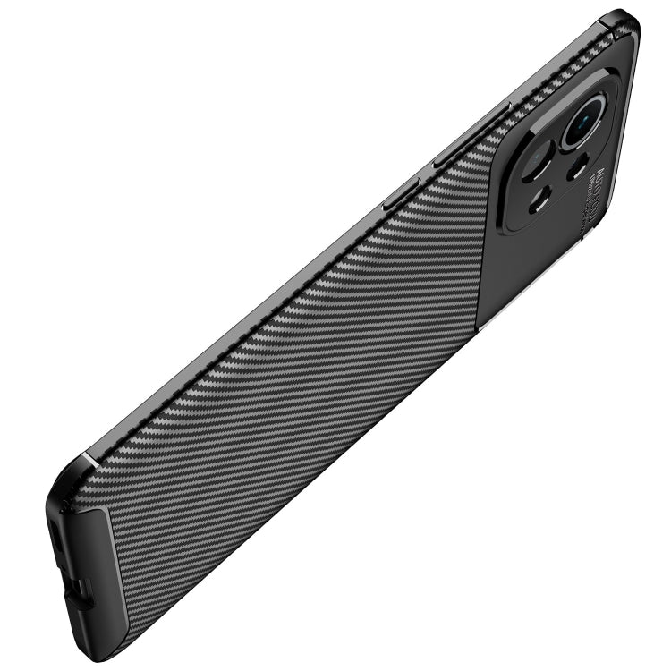 For Xiaomi Mi 11 Pro Carbon Fiber Texture Shockproof TPU Case