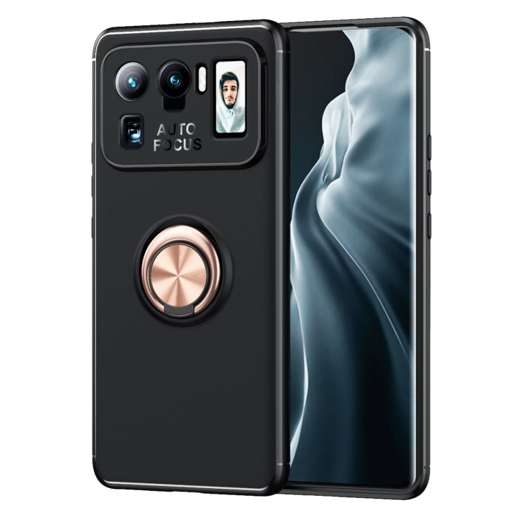 For Xiaomi Mi 11 Ultra Metal Ring Holder 360 Degree Rotating TPU Case