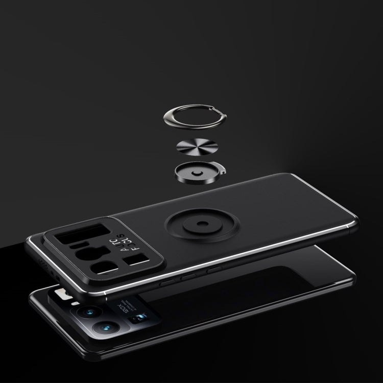 For Xiaomi Mi 11 Ultra Metal Ring Holder 360 Degree Rotating TPU Case