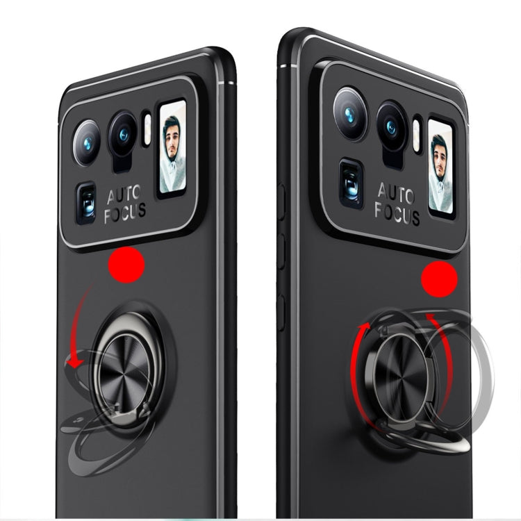 For Xiaomi Mi 11 Ultra Metal Ring Holder 360 Degree Rotating TPU Case