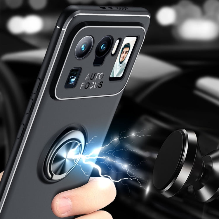 For Xiaomi Mi 11 Ultra Metal Ring Holder 360 Degree Rotating TPU Case