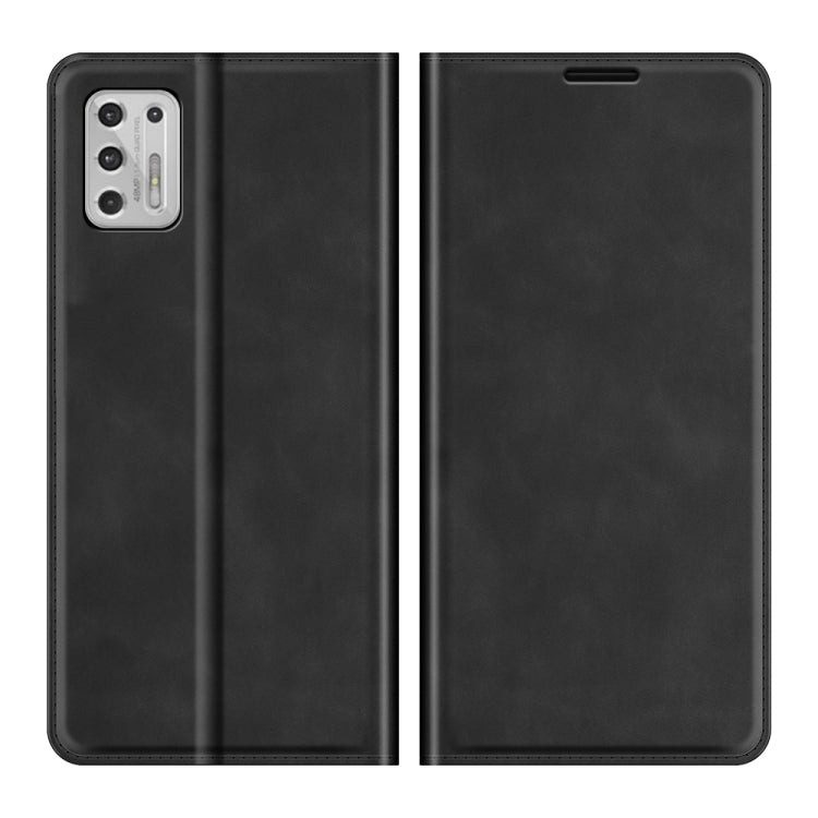 For Motorola Moto G Stylus 2021 Retro-skin Business Magnetic Suction Leather Case with Holder & Card Slots & Wallet
