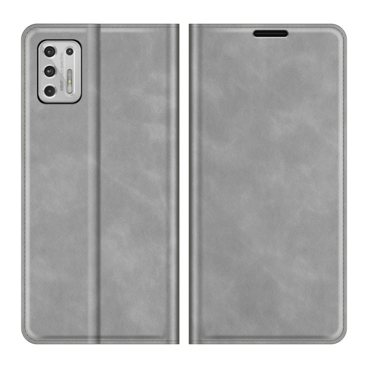 For Motorola Moto G Stylus 2021 Retro-skin Business Magnetic Suction Leather Case with Holder & Card Slots & Wallet