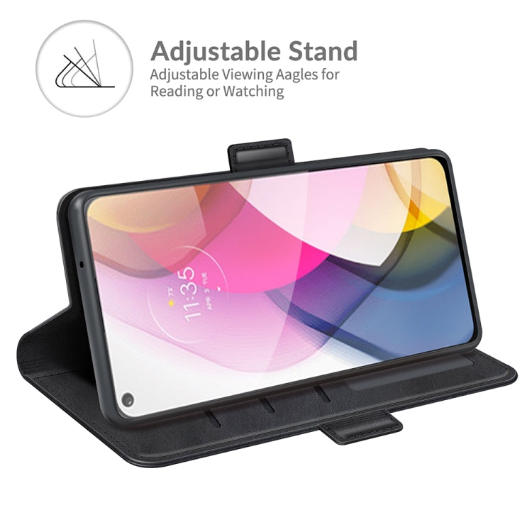 For Motorola Moto G Stylus 2021 Dual-side Magnetic Buckle Horizontal Flip Leather Case with Holder & Card Slots & Wallet