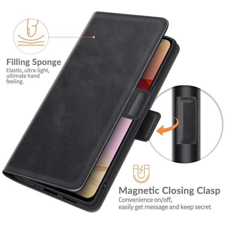 For Motorola Moto G Stylus 2021 Dual-side Magnetic Buckle Horizontal Flip Leather Case with Holder & Card Slots & Wallet