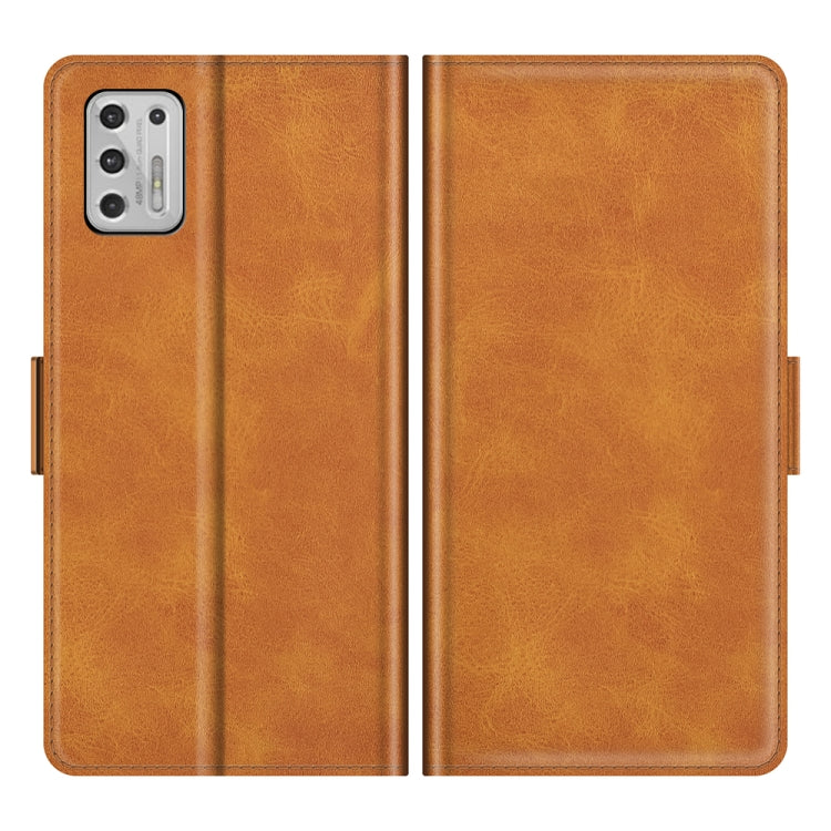 For Motorola Moto G Stylus 2021 Dual-side Magnetic Buckle Horizontal Flip Leather Case with Holder & Card Slots & Wallet