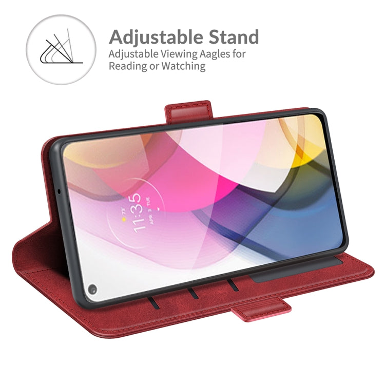 For Motorola Moto G Stylus 2021 Dual-side Magnetic Buckle Horizontal Flip Leather Case with Holder & Card Slots & Wallet