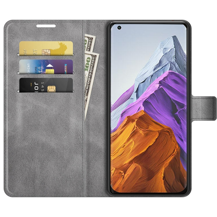 For Xiaomi Mi 11 Pro 4G / 5G Retro Calf Pattern Buckle Horizontal Flip Leather Case with Holder & Card Slots & Wallet